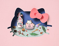 Hello Kitty x Tea Drops | stop motion animation