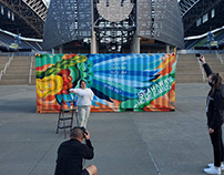 Seattle Seahawks Game Day Mural