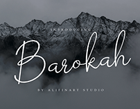 FREE SCRIPT FONT | Barokah Signature