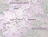 Mount Baker Wilderness Map