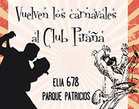 Club Piraña | Diseño de afiche