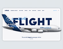 Airbus Landing page