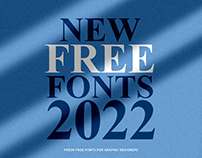 Fonts: 23 New Free Fonts 2022