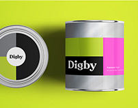 Digby Paints Brand Identity and Packaging