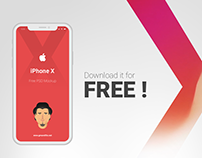 iPhone X Free Mockup