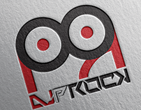 DJ P-ROCK Logo Draft