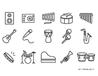 Free 15 Music Vector Icon Collection