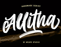 Allitha Handmade Script