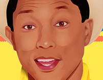 Pharrell Williams supercolor