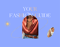 Your fashion guide - online project about style