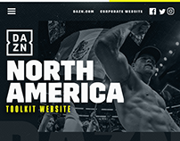 DAZN North America Toolkit Website