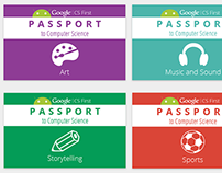 Google CS First Passports and Badges