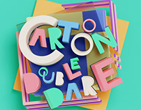 Cartoon Double Dare Branding and Video Edits