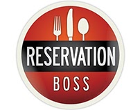 Restaurant reservation system logo design
