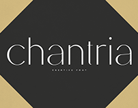Chantria - free font, freebie