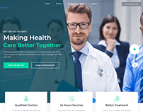 Health care website design