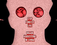 Stop Organ Harvesting - Poster Design
