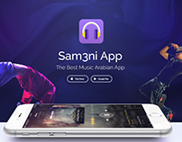Sam3ni l App Landing Page