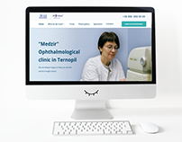 Web design for ophthalmology clinic