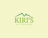 kiri's outdoor - logo and branding design