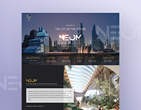 NEOM City of the future Website Redesign - UI/UX