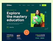 eLearning Landing Page
