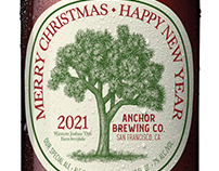 Anchor Christmas Ale Label Illustrated by Steven Noble
