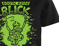 Shirt Design for Blick Art Store Booth at Comic Con