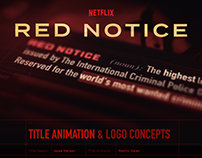 Red Notice: Title Animation & Logo Design