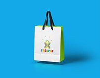 Kids Shopping Logo Design