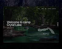 Crytal Lake Landing Page | UI Design