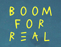 Boom For Real - Free Experimental Display Font