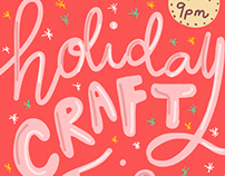 Holiday Craft Fair Posters