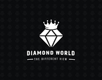 Dimond World Minimalist logo design