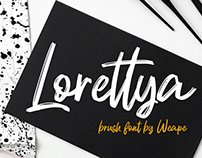 Lorettya – Brush Font