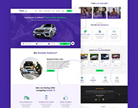 Prime Cars- Rental Car Services Website Landing Page