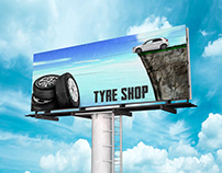 Tyre Shop Outdoor Billboard Campaign