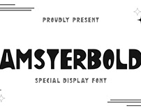 Amsterbold Display Font
