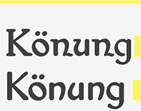 шрифт Конунг \ Konung type
