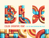 BLX - Color Bitmap Font