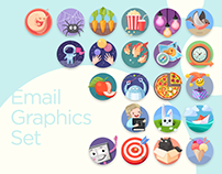 Illustration Graphics for Email Newsletter