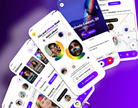 Dating App UI design for LGBTQ+ community