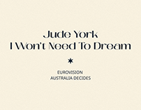 Jude York | Eurovision Australia Decides