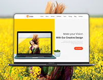 Landing page UI Design for Creative agency, Corporate