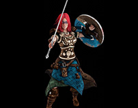Warrior - 3d Character design for Videogames