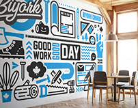 Office Wall Graphic