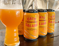 Cat's Salami - Beer Label
