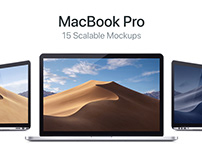 MacBook Pro. 15 Scalable Mockups