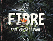 Fibre - Free Vintage Font