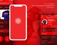 Yamaha - Dealer Management Mobile App Design